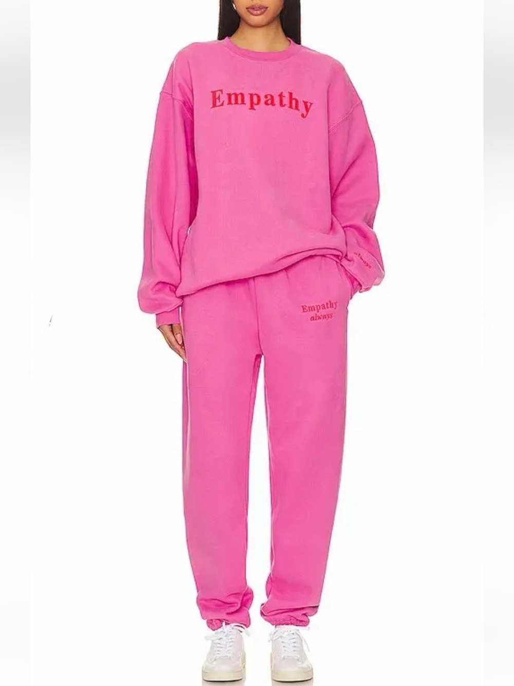 THE MAYFAIR GROUP x Soulcycle Pink Empathy Always Sweatpants sz Medium/Large NWT
